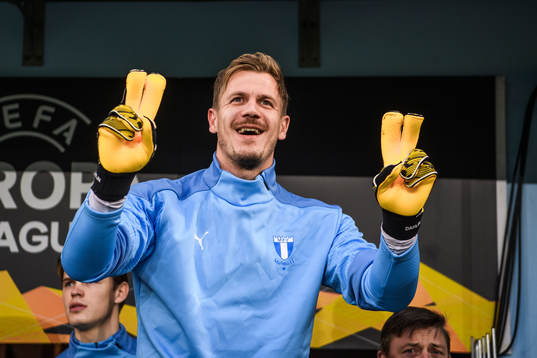 Goalkeeper Johan Dahlin
