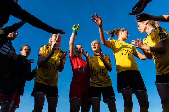 Mia Authen, goalkeeper Idun Jørgensen, Anja Sønstevold,