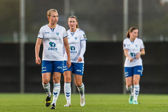 Noor Eckhoff of Kolbotn looks dejected