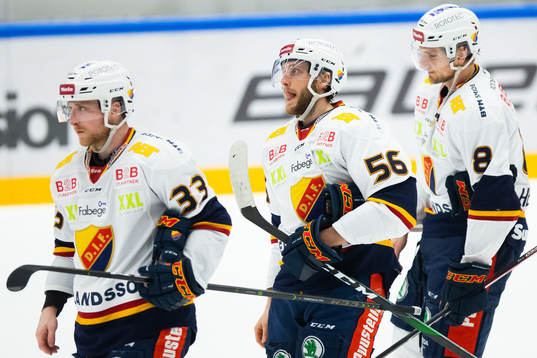 Djurgårdens Linus Hultström, Robin Norell och Anton
