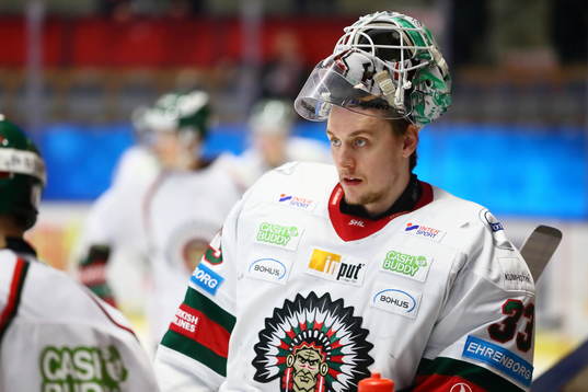 Frölundas goalkeeper Johan Mattsson