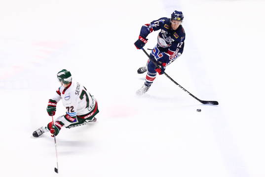 Linköpings Sebastian Karlsson och Frölundas Patrik
