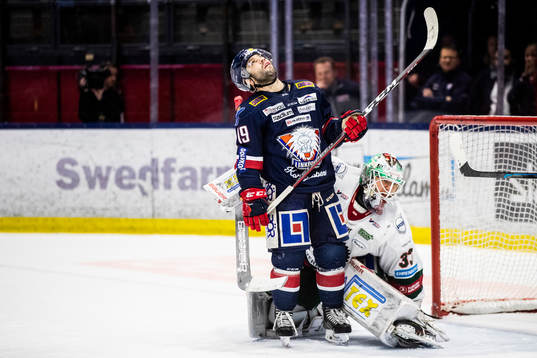 Linköpings Joe Whitney deppar