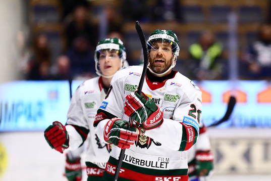 Frölundas Joel Lundqvist jublar