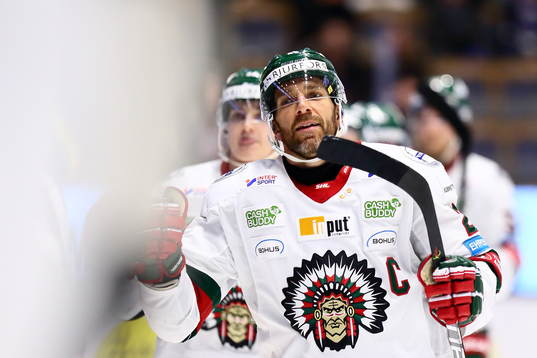 Frölundas Joel Lundqvist jublar
