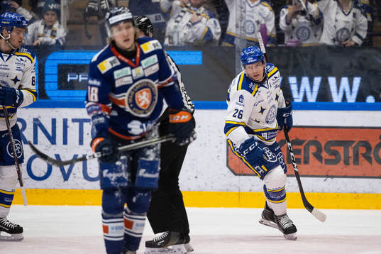 Leksands Patrik Zackrisson jubel