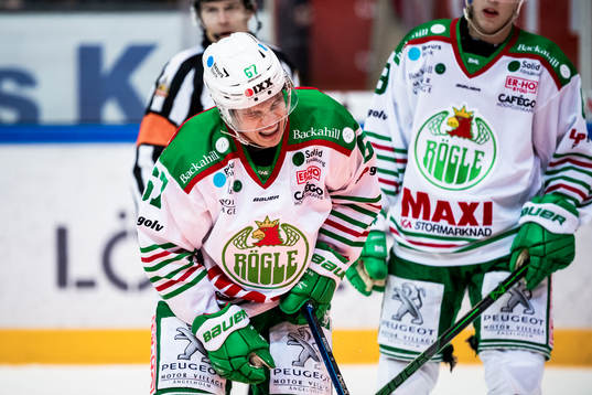 Rögles Leon Bristedt har ont