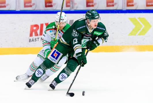 Rögles Ted Brithén och Färjestads Daniel Viksten