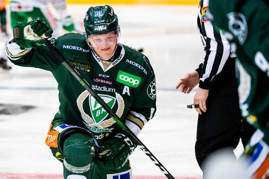 Färjestads Gustav Rydahl har ont