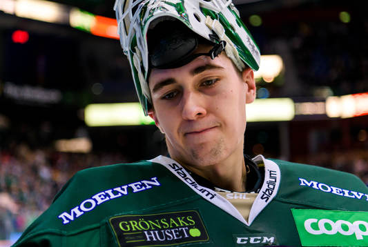 Färjestads målvakt Arvid Holm