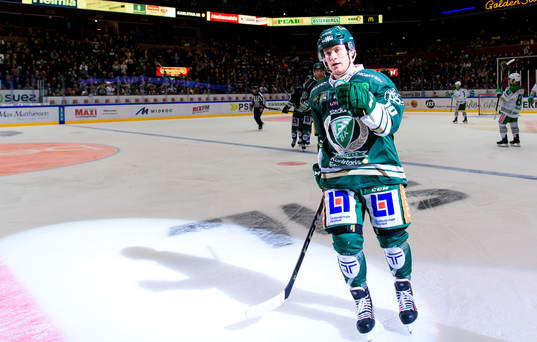 Färjestads Marcus Nilsson jublar