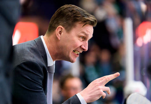 Färjestads huvudtränare Johan Pennerborn