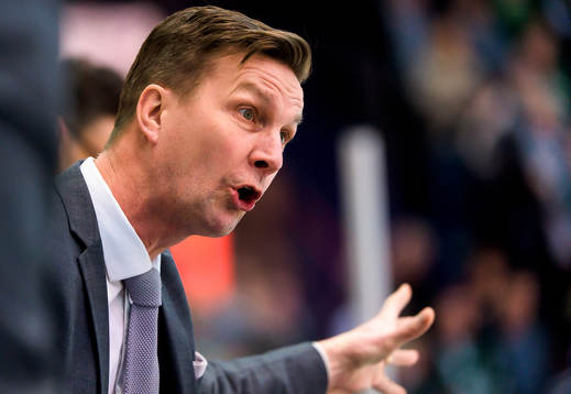 Färjestads huvudtränare Johan Pennerborn