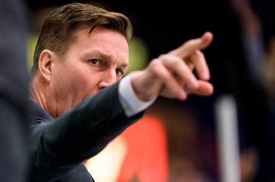Färjestads huvudtränare Johan Pennerborn