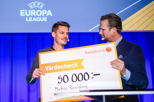Former Malmö FF players Markus Rosenberg and Carl Johan