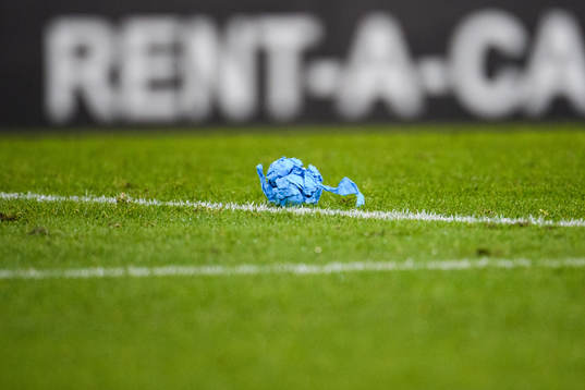 Paper that has been thrown