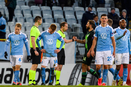 Oscar Lewicki, Anders Christiansen and Marcus Antonsson