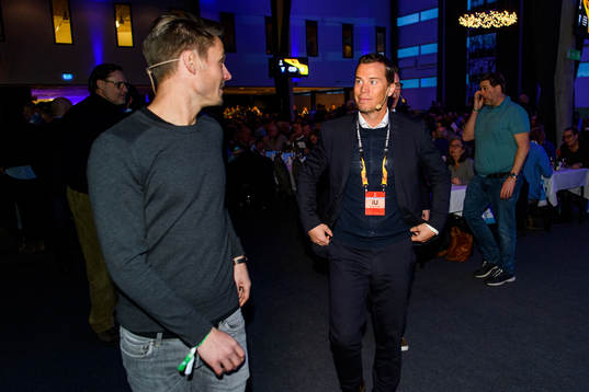 Former Malmö FF player Markus Rosenberg and Daniel