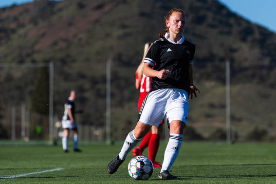 Laura Gashi of Rosenborg reacts