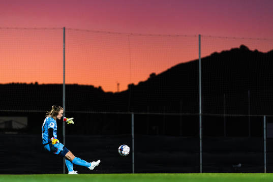 Goalkeeper Oda Marie Hove Bogstad of Sandviken