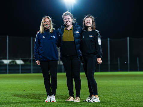 Hege Jørgensen, manager, Michelle Le Gal Hermandsen,