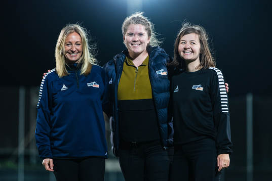 Hege Jørgensen, manager, Michelle Le Gal Hermandsen,