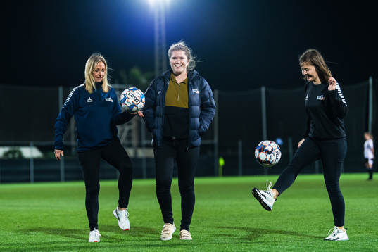 Hege Jørgensen, manager, Michelle Le Gal Hermandsen,