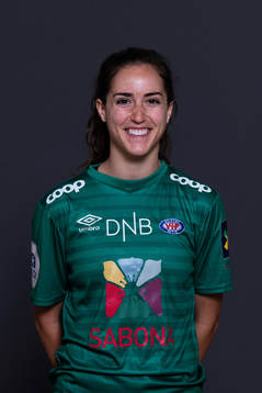 Goalkeeper Hannah Seabert of Vålerenga poses for a portrait