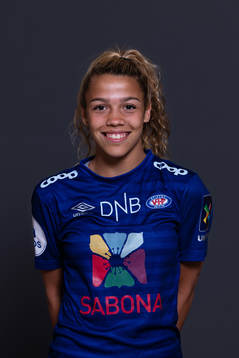 Celin Bizet Ildhusøy of Vålerenga poses for a portrait