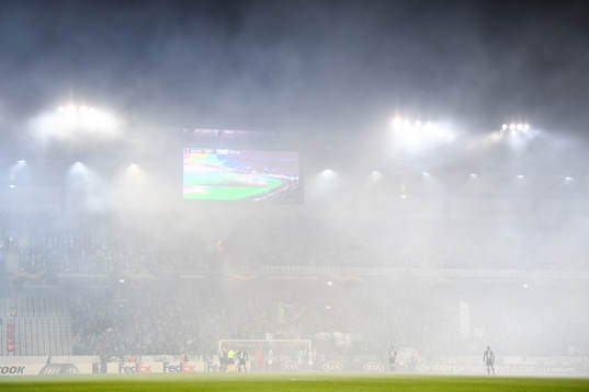 Smoke from flares