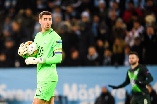 Goalkeeper Koen Casteels of Wolfsburg