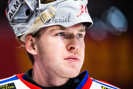 Oskarshamns målvakt Daniel Rosengren