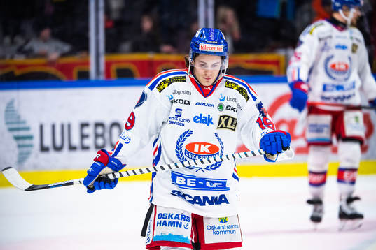 Oskarshamns Tyler Kelleher deppar