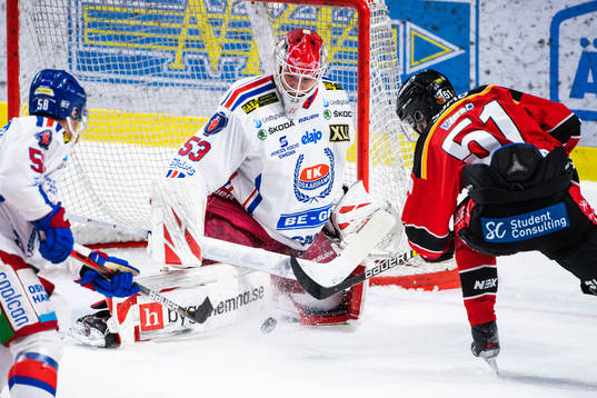 Oskarshamns målvakt Daniel Rosengren