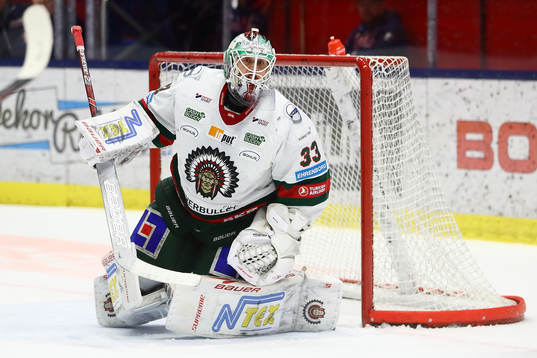 Frölundas goalkeeper Johan Mattsson