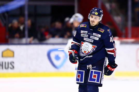 Linköpings Adam Helewka deppar