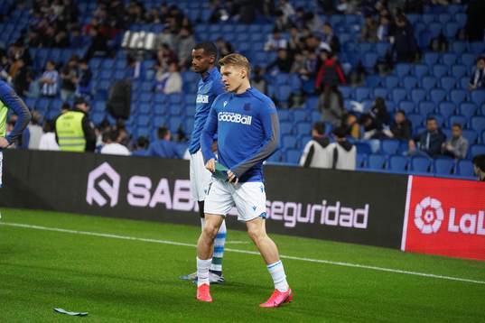 Martin Ödegaard SAN SEBASTIAN, SPAIN - RUARY 28:  Real
