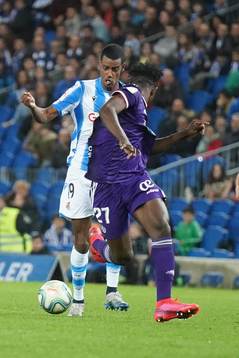 ALEXANDER ISAK SAN SEBASTIAN, SPAIN - RUARY 28:  Real