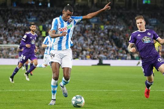 SAN SEBASTIAN, SPAIN - RUARY 28:  Alexander Isak Real