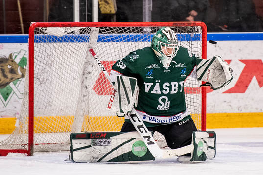 Väsbys målvakt Linus Ryttar