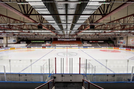 Interiör vy av Vilundahallen