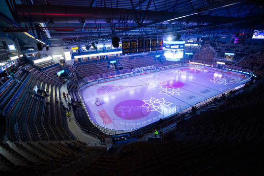 Interiör av Kinnarps Arena