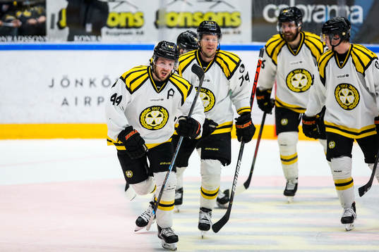 Brynäs Jacob Blomqvist jublar