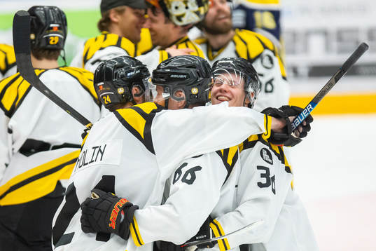 Brynäs Emil Molin, Alexander Lindelöf och Linus Ölund