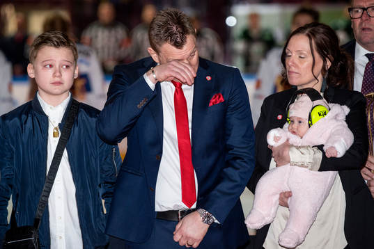 Jesper Mattsson med familj