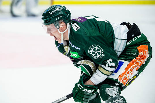 Färjestads Gustav Rydahl har ont