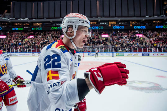 Malmö Redhawks Lars Bryggman jublar