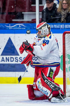 Malmö Redhawks målvakt Oscar Alsenfelt
