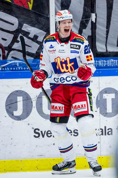 Malmö Redhawks Lars Bryggman jublar