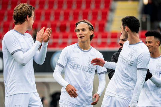 IFK Göteborgs Noah Alexandersson och Giorgi Kharaishvili